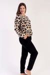 Vienetta 3031640280 Kadın Polar Uzun Kollu Pijama Takımı