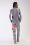 Vienetta 3031790449 Kadın Polar Uzun Kollu Pijama Takımı