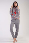 Vienetta 3031810449 Kadın Uzun Kollu Polar Pijama Takımı