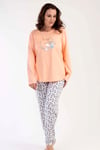 Vienetta 3032147601 Kadın Uzun Kollu Büyük Beden P.Suprem Pijama Takımı