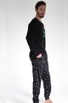 Vienetta 3040131998 Erkek Uzun Kollu Pamuklu Pijama Takımı