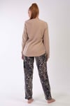 Vienetta 3041710378 Kadın Polar Uzun Kollu Pijama Takımı