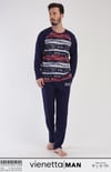 Vienetta 3050386188 Erkek Uzun Kollu P.Suprem Pijama Takımı