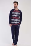 Vienetta 3050386188 Erkek Uzun Kollu P.Suprem Pijama Takımı