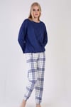 Vienetta 3071400841 Kadın Uzun Kollu Pijama Takımı
