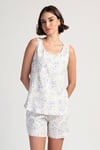 Vienetta 3113794197 Kadın Kalın Askılı Şortlu Pijama Takımı