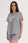 Vienetta 3120430000 Kadın Kısa Kollu Şortlu Büyük Beden Pijama Takımı