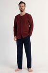 Vienetta 3121222440 Erkek Uzun Kollu Pamuklu Pijama Takımı
