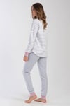 Vienetta 4030280000 Kadın Uzun Kollu iki İplik Pijama Takımı