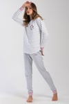 Vienetta 4030280000 Kadın Uzun Kollu iki İplik Pijama Takımı