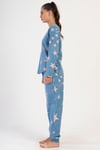 Vienetta 4031351061 Kadın Uzun Kol İki İplik Pijama Takımı