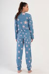 Vienetta 4031351061 Kadın Uzun Kol İki İplik Pijama Takımı