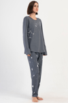 Vienetta 4033571985 Kadın Uzun Kollu B.B.Pijama Takımı