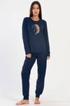 Vienetta 4051870000 Kadın Uzun Kollu B.B. Pijama Takımı