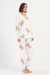 Vienetta 4080020566 Kadın Uzun Kollu P.Suprem Pijama Takımı
