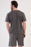 Vienetta 4080841374 Erkek Kısa Kollu Şortlu Pijama Takımı