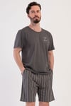 Vienetta 4080841374 Erkek Kısa Kollu Şortlu Pijama Takımı