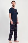 Vienetta 4081190137 Erkek Kısa Kollu Pijama Takımı