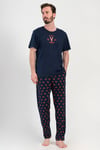 Vienetta 4081190137 Erkek Kısa Kollu Pijama Takımı