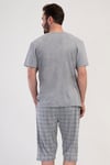Vienetta 4082474070 Erkek Kısa Kol Kaprili Pijama Takımı