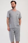 Vienetta 4082474070 Erkek Kısa Kol Kaprili Pijama Takımı