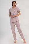 Vienetta 4082701405 Kadın Büyük Beden Kısa Kollu Pijama Takımı