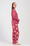 Vienetta 4084680613 Kadın Uzun Kollu Pamuklu Pijama Takımı