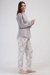 Vienetta 4100160446 Kadın Uzun Kollu B.B.Pijama Takımı