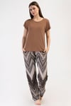 Vienetta 4100510555 Kadın Kısa Kollu Pijama Takımı