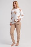 Vienetta 5021680566 Kadın Uzun Kollu 2 İplik Pijama Takımı