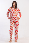 Vienetta 5030523557 Kadın Uzun Kollu Pijama Takımı
