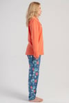 Vienetta 5030649741 Kadın Uzun Kollu Önden Düğmeli B.B. Pijama Takımı