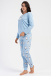 Vienetta 5031610825 Kadın Uzun Kollu Pijama Takımı