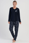 Vienetta 5031700023 Kadın Uzun Kollu B.B.Pijama Takımı