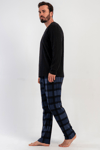 Vienetta 5031830826 Erkek Uzun Kollu Pijama Takımı