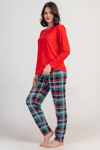 Vienetta 5032290424 Kadın Uzun Kollu Pijama Takımı