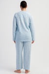 Vienetta 5032430483 Kadın Uzun Kollu Önden Düğmeli B.B. Pijama Takımı