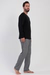 Vienetta 5033622428 Erkek Uzun Kollu Pijama Takımı