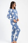 Vienetta 5040381122 Kadın Uzun Kollu Pijama Takımı