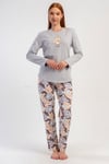 Vienetta 5040503842 Kadın Uzun Kol Pijama Takımı