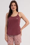 Vienetta 6020311799 Kadın İp Askılı Şortlu Pijama Takımı