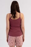 Vienetta 6020311799 Kadın İp Askılı Şortlu Pijama Takımı