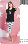 VIENETTA 8113940028 KADIN PİJAMA CAPRI