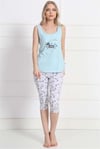 Vienetta 8121271534 Kalın Askılı Caprı Pijama Takımı