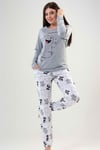Vienetta 8682246638463 Kadın Uzun Kollu Pijama Takımı