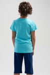 Vienetta Erkek Çocuk (Turkuaz) Kısa Kollu Kapri Pijama Takımı 1090980000 