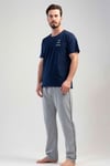 Vienetta Erkek (İndigo) Kısa Kollu Pijama Takımı 1114080000