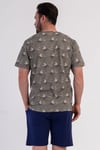 Vienetta Erkek Kısa Kol Şortlu Pijama Takımı