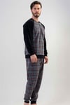 Vienetta Erkek Polar Uzun Kollu Pijama Takımı