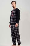 Vienetta Erkek Polar Uzun Kollu Pijama Takımı